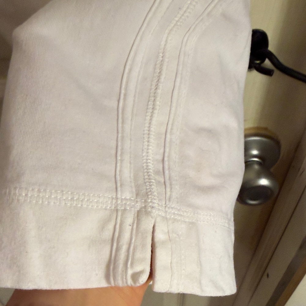 White Drawstring Pants - Picture 3 of 4